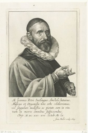 Portrait of Jan Pieterszoon Sweelinck