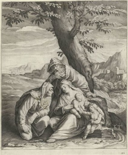 Holy Family with Elizabeth and John the Baptist