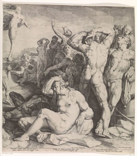Fortune Distributes Her Gifts (Right Sheet)