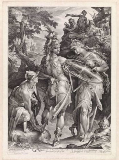Minerva and Mercury Arm Perseus