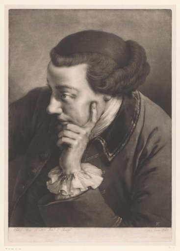 Man with his hand under his child