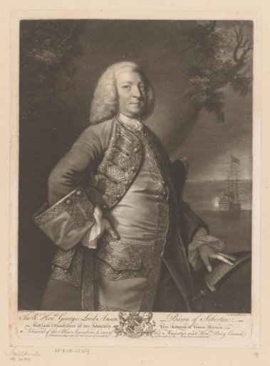Portrait of George Anson