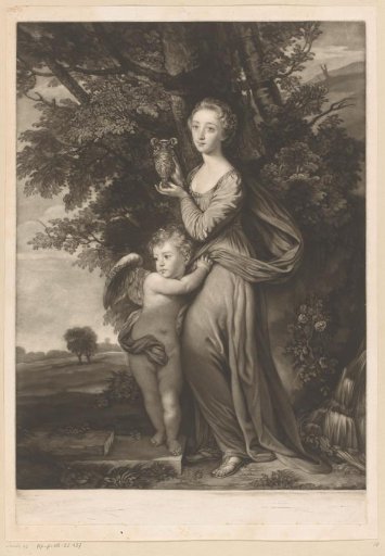 Portrait of Frances Anne Greville and Henry Francis Greville as Hebe and Cupid