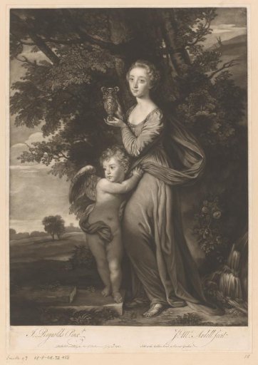 Portrait of Frances Anne Greville and Henry Francis Greville as Hebe and Cupid