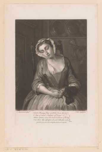 Portrait of an Unknown Woman, Sleeping in a Chair
