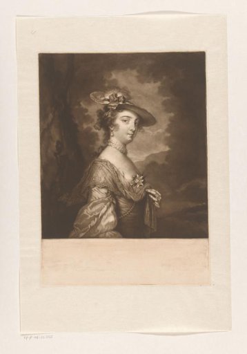 Portrait of a Woman with a Tilted Hat and Pearl Earring