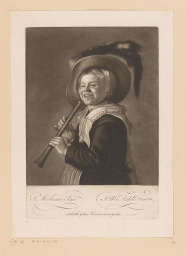Laughing Girl with a Flute