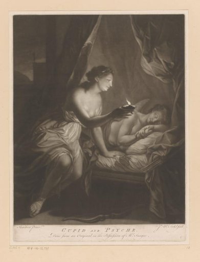 Psyche Viewing the Sleeping Cupid