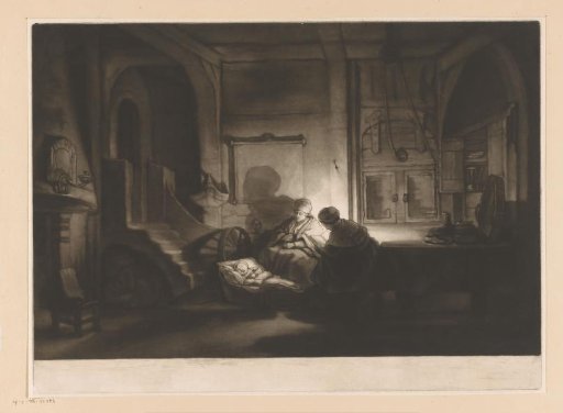 Holy Family by Evening Light