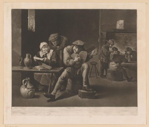 Inn with Musicians and Drinkers