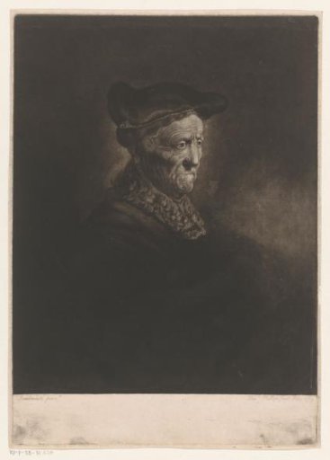 Portrait of an unknown man with a cap
