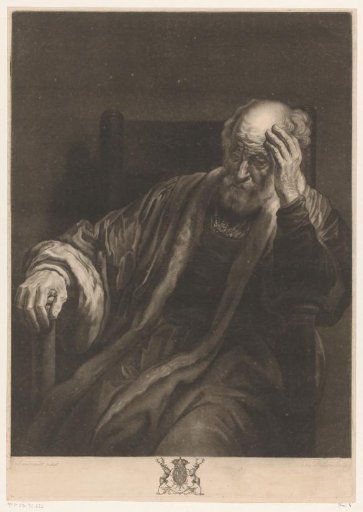 Seated old man