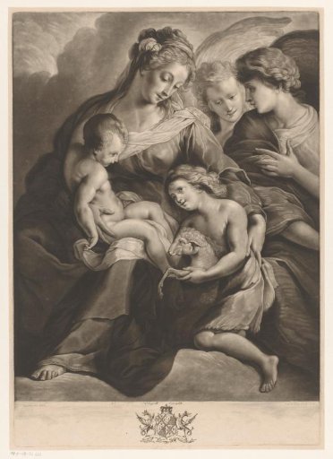 Mary with Child, John the Baptist and Angels