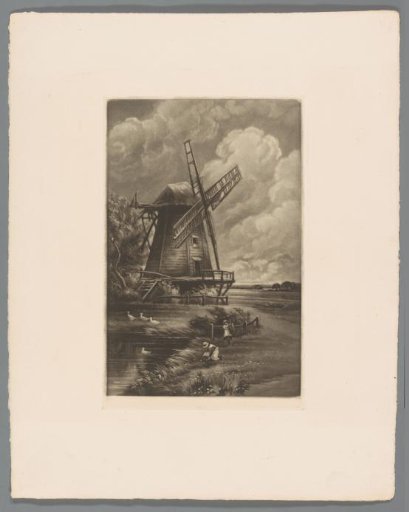 Mill in a landscape