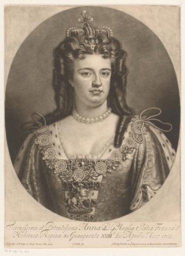 Portrait of Anne Stuart, Queen of England and Scotland