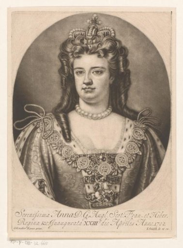 Portrait of Anne Stuart, Queen of England and Scotland