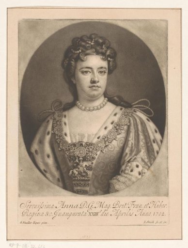 Portrait of Anne Stuart, Queen of England and Scotland