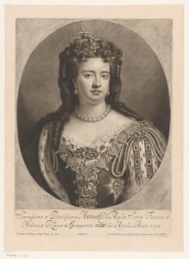 Portrait of Anne Stuart, Queen of England and Scotland