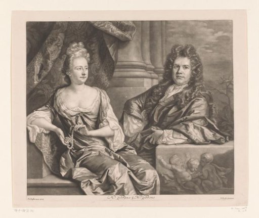 Portrait of Grinling and Elizabeth Gibbons