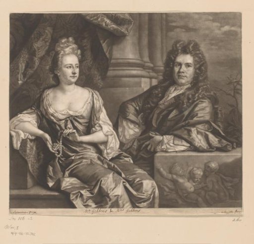 Portrait of Grinling and Elizabeth Gibbons