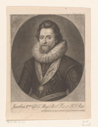 Portrait of James I, King of England