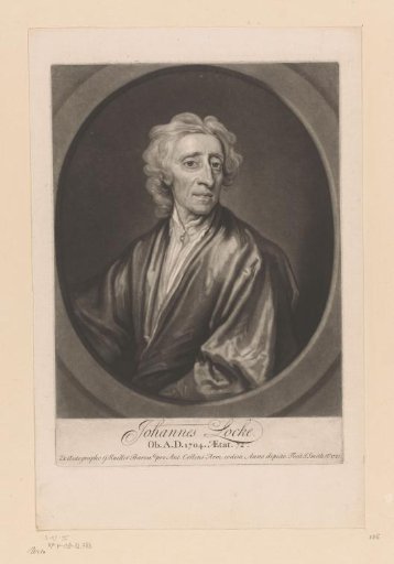 Portrait of John Locke at the age of 72