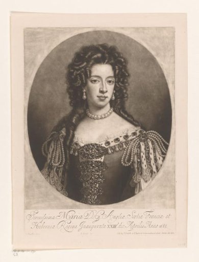Portrait of Mary of Modena, Queen of England