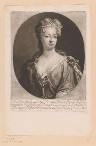 Portrait of Sophia Dorothea of Hanover, Princess of Prussia