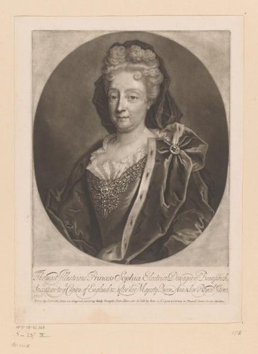 Portrait of Sophia of Hanover