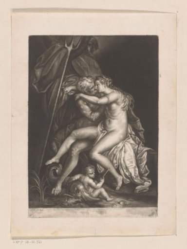 Neptune and Amphitrite kissing