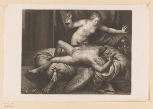 Psyche Viewing the Sleeping Cupid