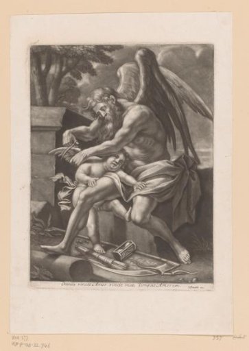 Father Time Cuts the Wings of Cupid