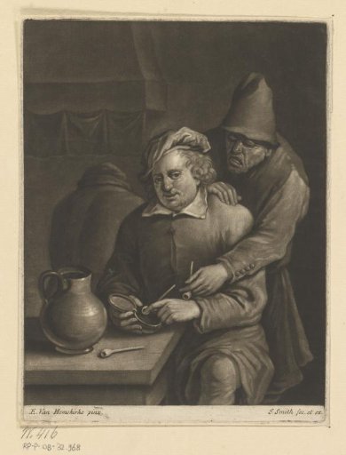 Two Men Filling Their Pipes