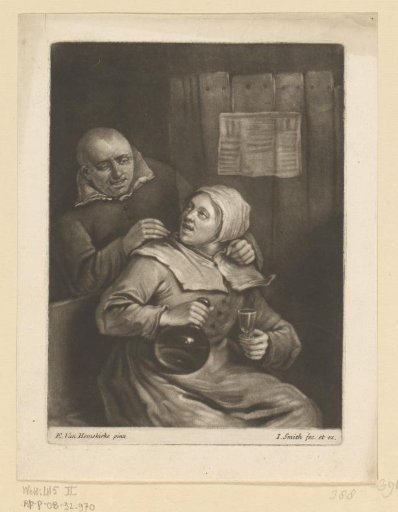 Man and Woman in an Inn