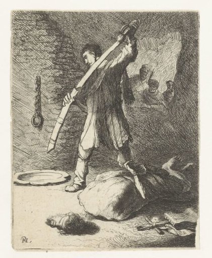The beheading of St John the Baptist