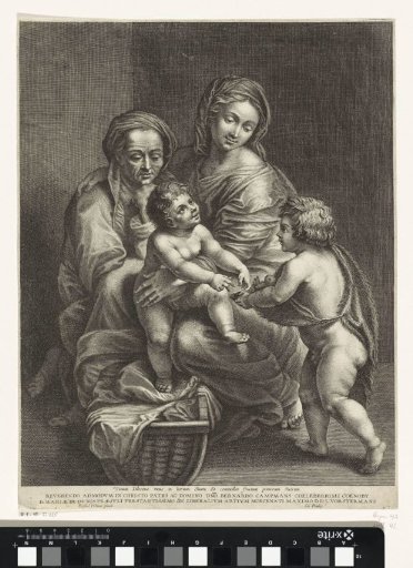 Mary with Child, Elizabeth and John the Baptist as a Child