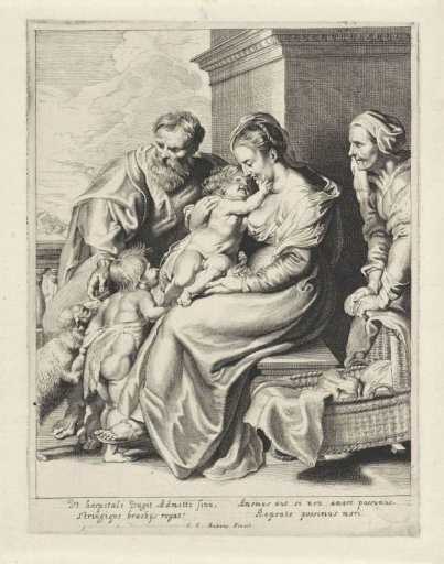 Holy Family with Elizabeth and John the Baptist as a Child