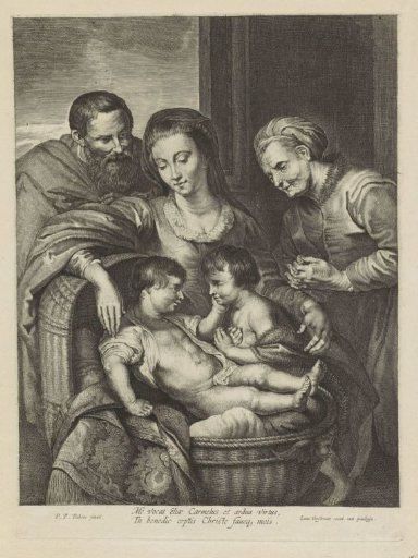 Holy Family with Elizabeth and John the Baptist as a Child