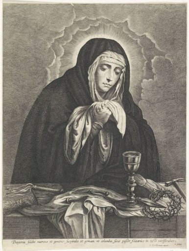 Mary with the Instruments of the Passion