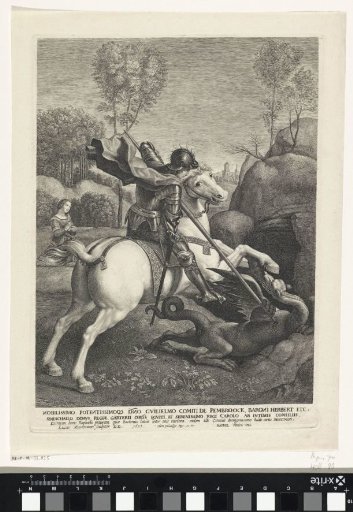 Saint George slaying the dragon