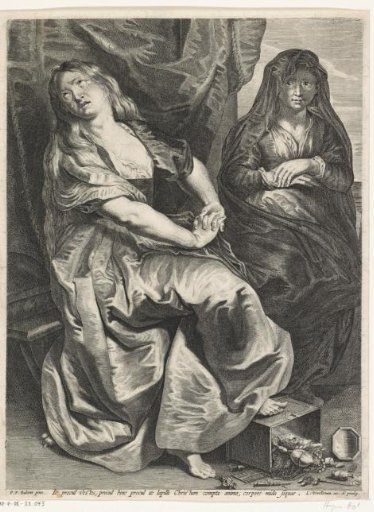 Mary Magdalene Renouncing Earthly Vanities