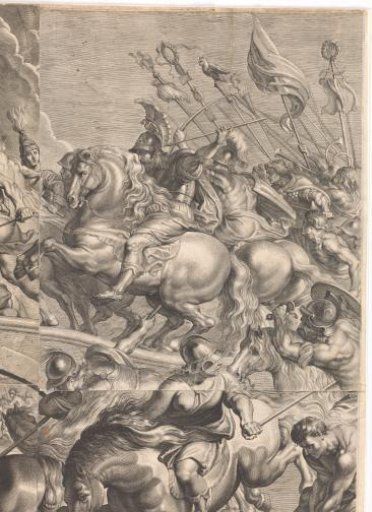 Battle of the Amazons (detail)