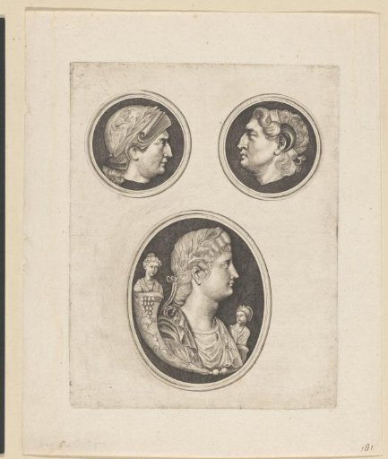Three Classical Busts in Profile