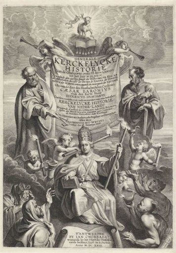Personification of the Roman Catholic Church with Peter and Paul