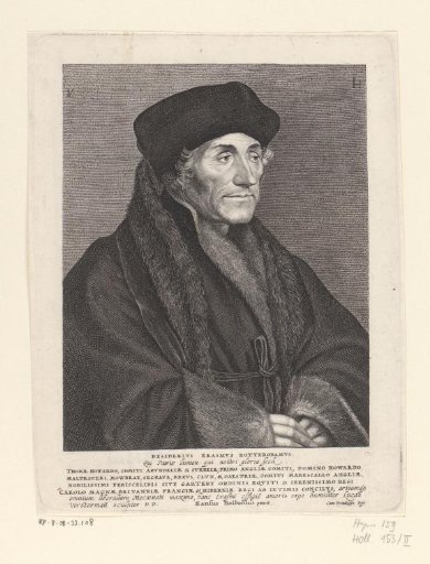 Portrait of Desiderius Erasmus