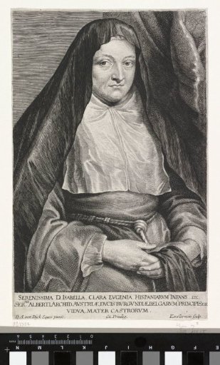 Portrait of Isabella Clara Eugenia, Infanta of Spain