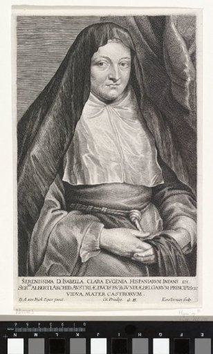 Portrait of Isabella Clara Eugenia, Infanta of Spain