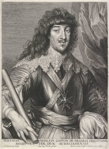 Portrait of Gaston Jean-Baptiste of France, Duke of Orléans