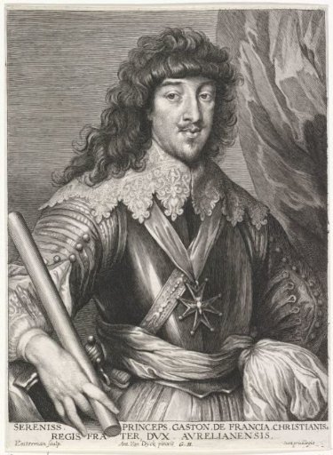 Portrait of Gaston Jean-Baptiste of France, Duke of Orléans