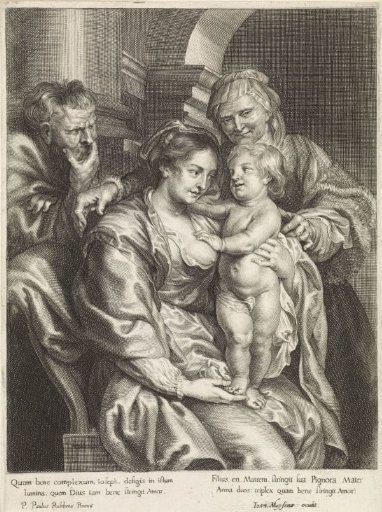 The Holy Family with Saint Anne